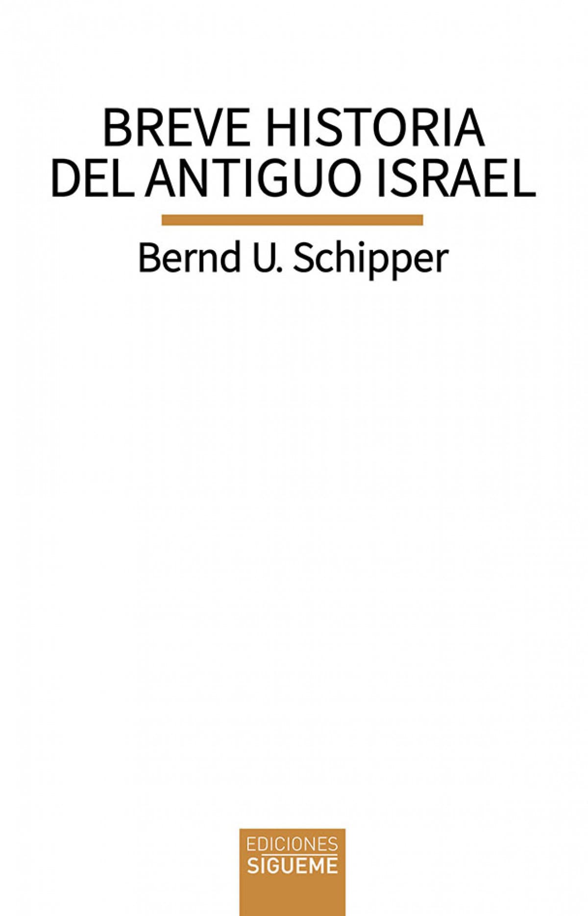 Libro: Breve historia del antiguo Israel
