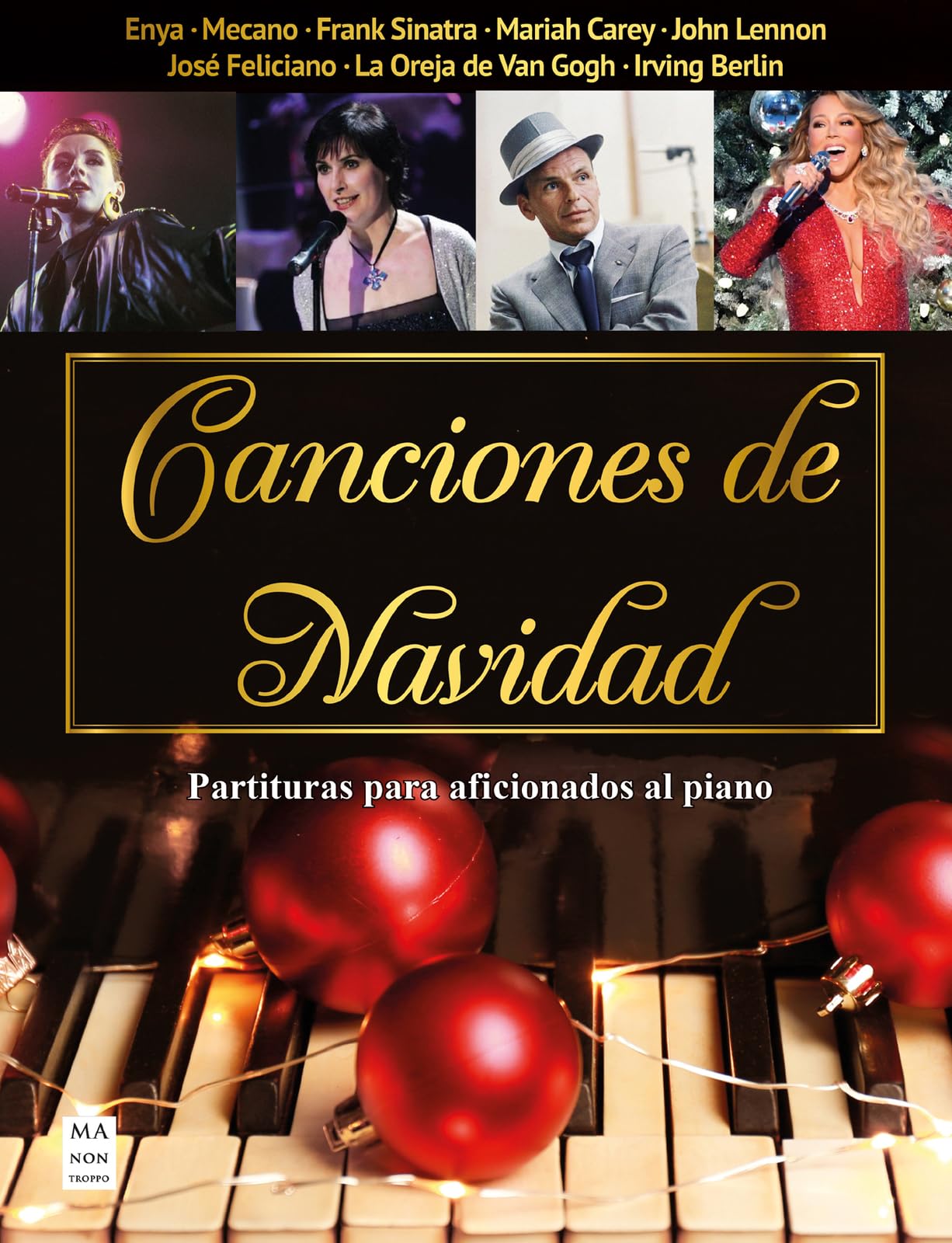 Libro: Canciones de Navidad: Partituras para aficionados al piano (Spanish Edition)