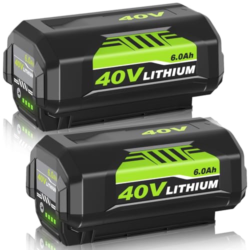 Paquete-de-2-baterías-OP40261-de-40-V-y-6000-mAh-para-Ryobi-de-40-V-(6,0-Ah),-compatible-con-Ryobi-de-40-V-(máx.,-litio,-OP4040,-OP40401,-OP4026,-OP40261,-OP4050),-compatible-con-herramientas-eléctricas-inalámbricas-de-40-V-(verde).