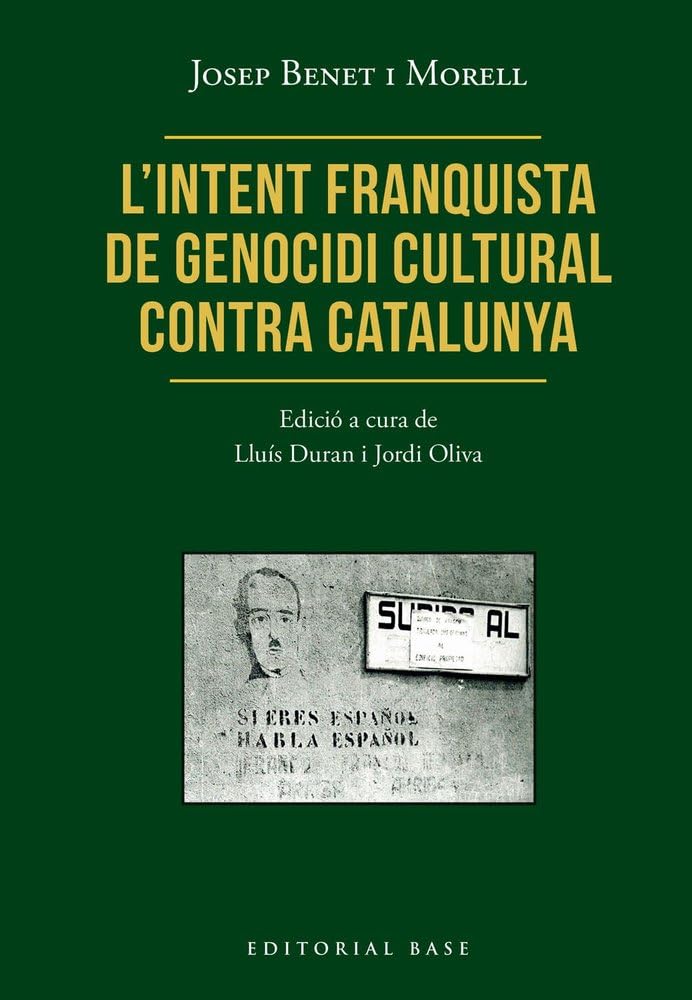 Libro: L’intent franquista de genocidi cultural contra Catalunya