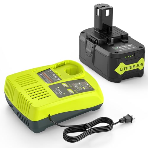 Paquete-de-1-batería-y-cargador-Futurebatt-de-6,0-Ah-para-Ryobi-de-18-V-(Litio,-P102,-P103,-P104,-P105,-P107,-P109,-P108,-P190,-P122)-y-cargador-P117.