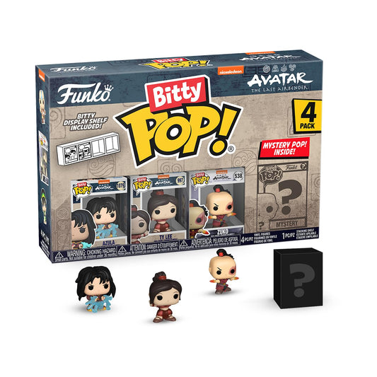 Funko Bitty Pop! Pack de 4: Avatar: El Último Maestro del Aire - Azula, Ty Lee, Zuko