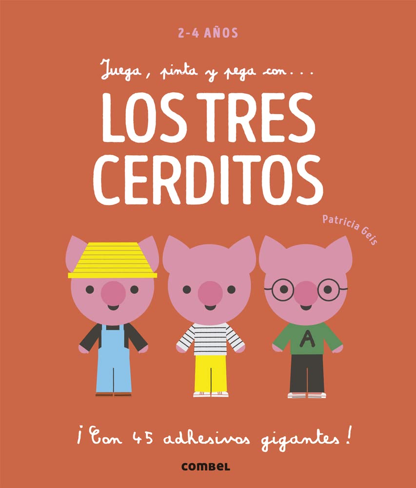 Libro: Juega, Pinta y Pega con... Los Tres cerditos: 2