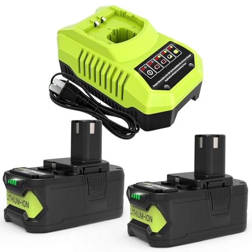 Paquete-de-2-baterías-de-repuesto-P108-de-18-V-y-6000-mAh-y-cargador-P117,-compatibles-con-baterías-de-litio-Ryobi-de-18-V-P102,-P103,-P104,-P105,-P107,-P109,-P108,-P190-y-P122-(verdes).