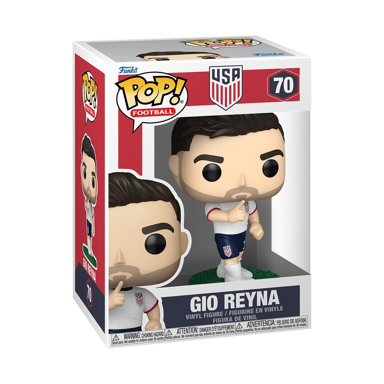 Funko Pop! Fútbol: USA - Gio Reyna - U.S. Men's Soccer Team