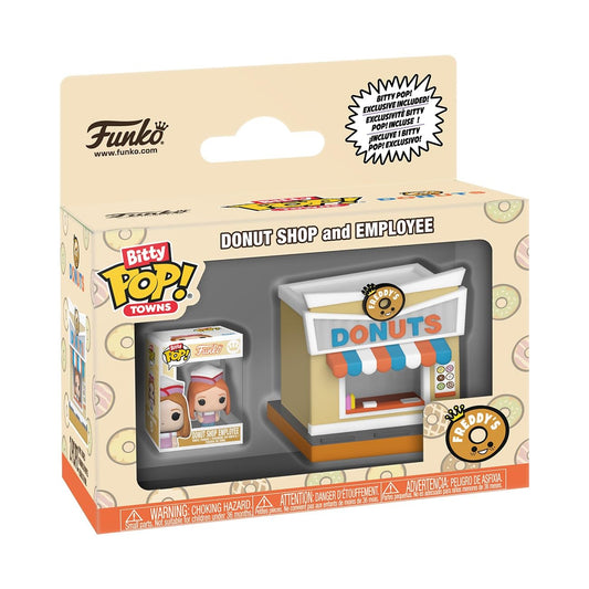 Funko Bitty Pop! Pop Town: Bitty City - Donut Shop and Employee