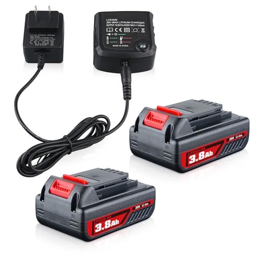 LUMSING---Paquete-de-2-baterías-LBXR20-de-3800-mAh-y-cargador-de-repuesto-para-Black-and-Decker-(20-V,-LBXR2520,-LBXR2020,-LBX4020,-LST522,-LHT2220,-LST300,-herramientas-eléctricas-inalámbricas-de-20-V-máx.)