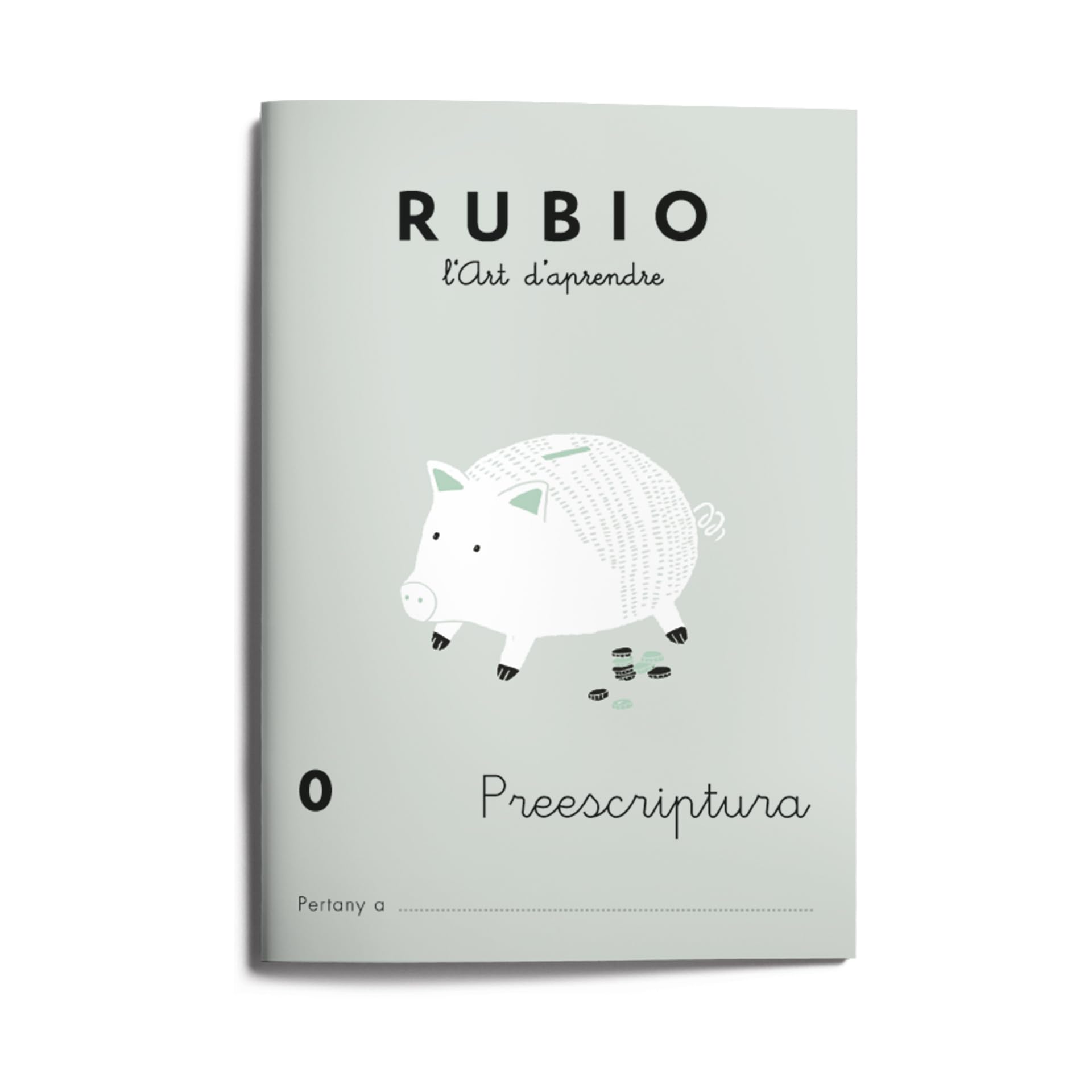 0 Escriptura RUBIO | Català | +3 años | Ejercicios de preescritura con puntos, dibujos y grecas.
