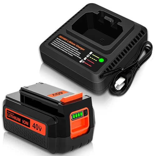 Batería-de-repuesto-de-40-V-y-3,0-Ah-y-cargador-para-Black-&-Decker-(batería-de-litio-de-40-V,-LBX2040,-LBXR36,-LBXR2036,-LST540,-LCS1240,-LBX1540,-LST136W),-compatible-con-cortadoras-de-hilo-Black-&-Decker-de-40-V.