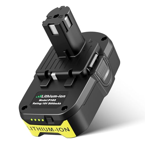 Batería-de-litio-Stairlie-P103-de-18-V-y-3,0-Ah-para-herramientas-Ryobi-de-18-V,-compatible-con-herramientas-inalámbricas-P100,-P102,-P104,-P105,-P107,-P108,-P109-y-P190.