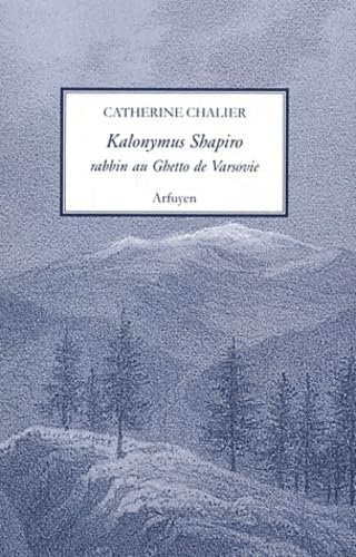 Libro: KALONYMUS SHAPIRO RABBIN VARSOVIE