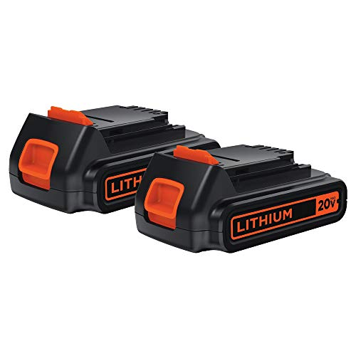Batería-de-iones-de-litio-BLACK+DECKER-20V-MAX-POWERCONNECT-de-1,5-Ah-(paquete-de-2)-(LBXR20-OPE2)