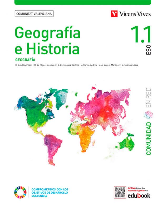Libro: GEOGRAFIA E HISTORIA 1 (1.1-1.2) VC (CER) - 9788468288253