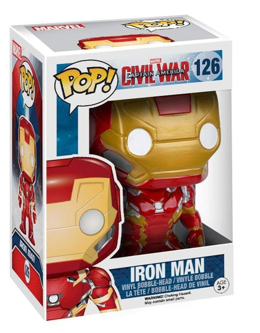 Funko POP Marvel: Captain America 3: Civil War Figura de Acción - Iron Man, Multi-Colored (7224)