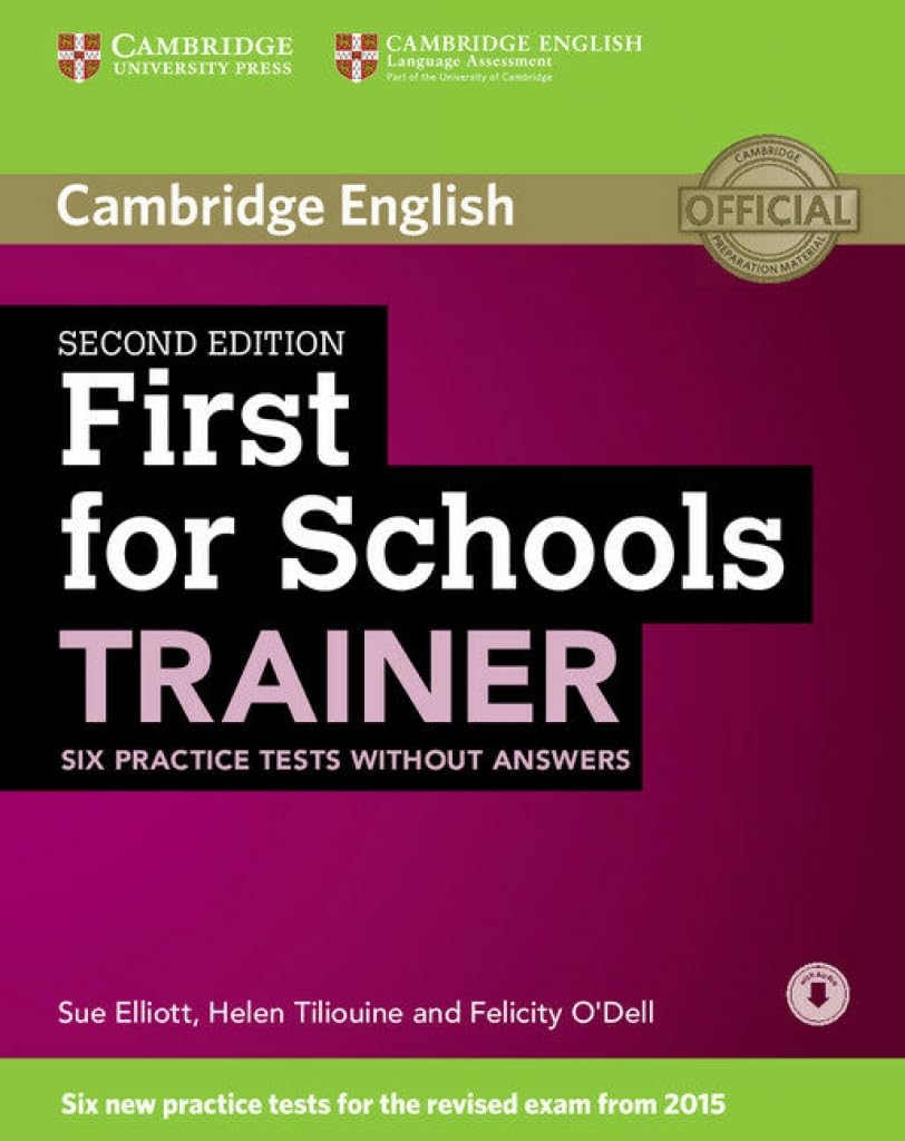 Libro: First for Schools Trainer Six Practice Tests without Answers with Audio