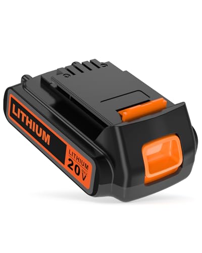 Batería-de-repuesto-de-litio-Ymawetia-de-20-voltios-máx.-2,0-Ah-para-Black-and-Decker-LBXR20-LBX20-LB20-LB2X4020,-compatible-con-todas-las-herramientas-Power+-de-20-V-de-Black-and-Decker.-Batería-de-iones-de-litio-Black+Decker.