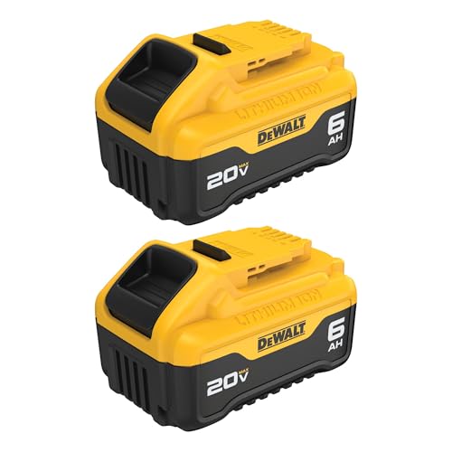 Batería-de-iones-de-litio-DEWALT-20-V-MAX-6-Ah-(paquete-de-2)-(DCB206-2)