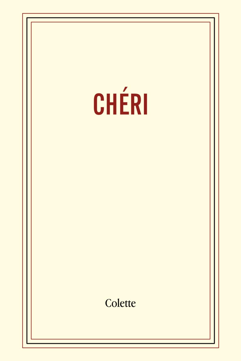 Libro: Chéri