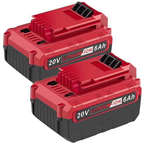 Batería-Futurebatt-[paquete-de-2]-de-alto-rendimiento-de-6,0-Ah-y-20-V-para-herramientas-eléctricas-de-litio-Porter-Cable-de-20-V-máx.,-PCC685L,-PCC680L-y-PCC682L.