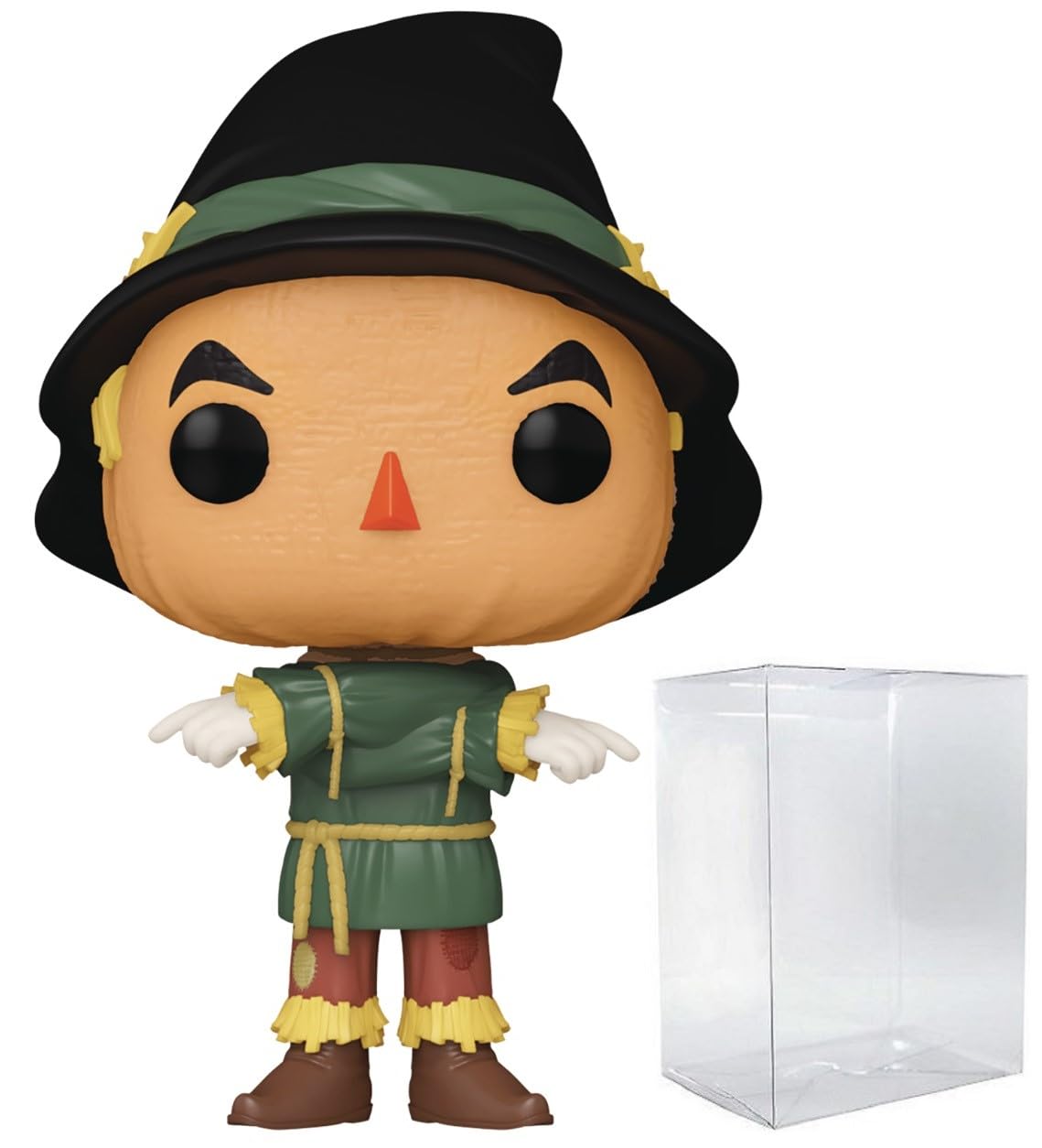 Funko Pop: POP Movies: The Wizard of Oz 85th Anniversary - Scarecrow Funko Figura de Vinilo (Bundled with Compatible Box Protector Case), Multicolor, 3.75 Pulgadas