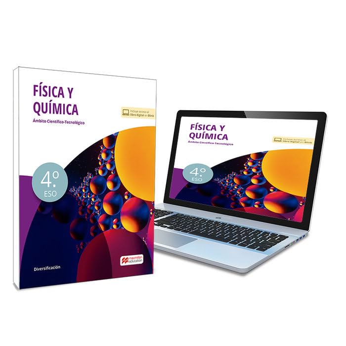Libro: Física y Química 4º - Libro de texto en formato físico de Diversificación Curricular 4º ESO