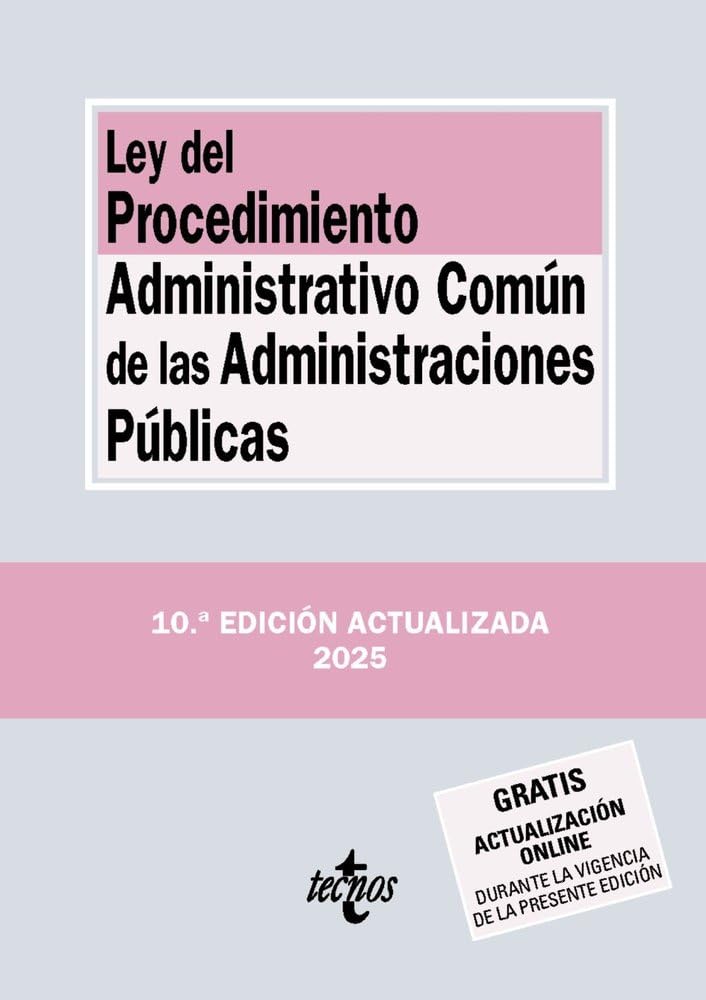 Libro: Ley del Procedimiento Administrativo Común de las Administraciones Públicas (Derecho - Biblioteca de Textos Legales)