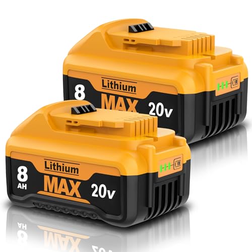 Paquete-de-2-baterías-BATTOOL-de-8000-mAh-de-repuesto-para-Dewalt-20-V-Max-DCB200-DCB205-DCB206-DCB207,-compatible-con-herramientas-eléctricas-inalámbricas-Dewalt-de-20-V.