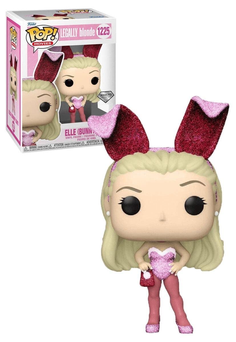 Funko Pop! Películas: Legally Blonde Elle Woods Bunny Brillo Diamante #1225 Exclusivo