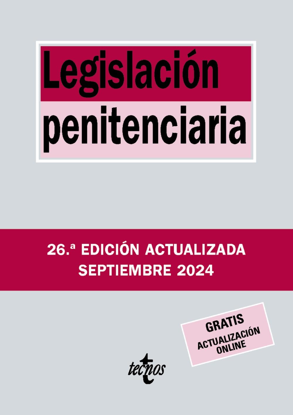 Libro: Legislación penitenciaria