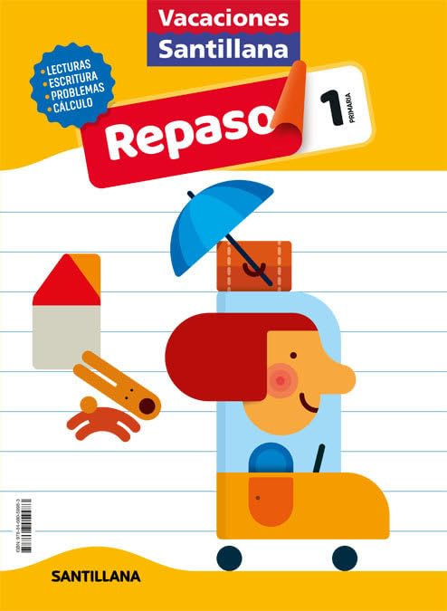 VACACIONES SANTILLANA 1 PRIMARIA ACTIVIDADES DE REPASO PARA EL VERANO (CUADERNOS)
