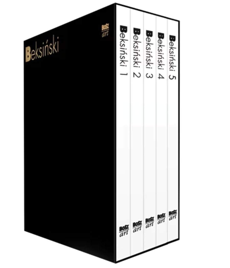 Libro: Beksinski 1-5. Five mini albums in a etui case