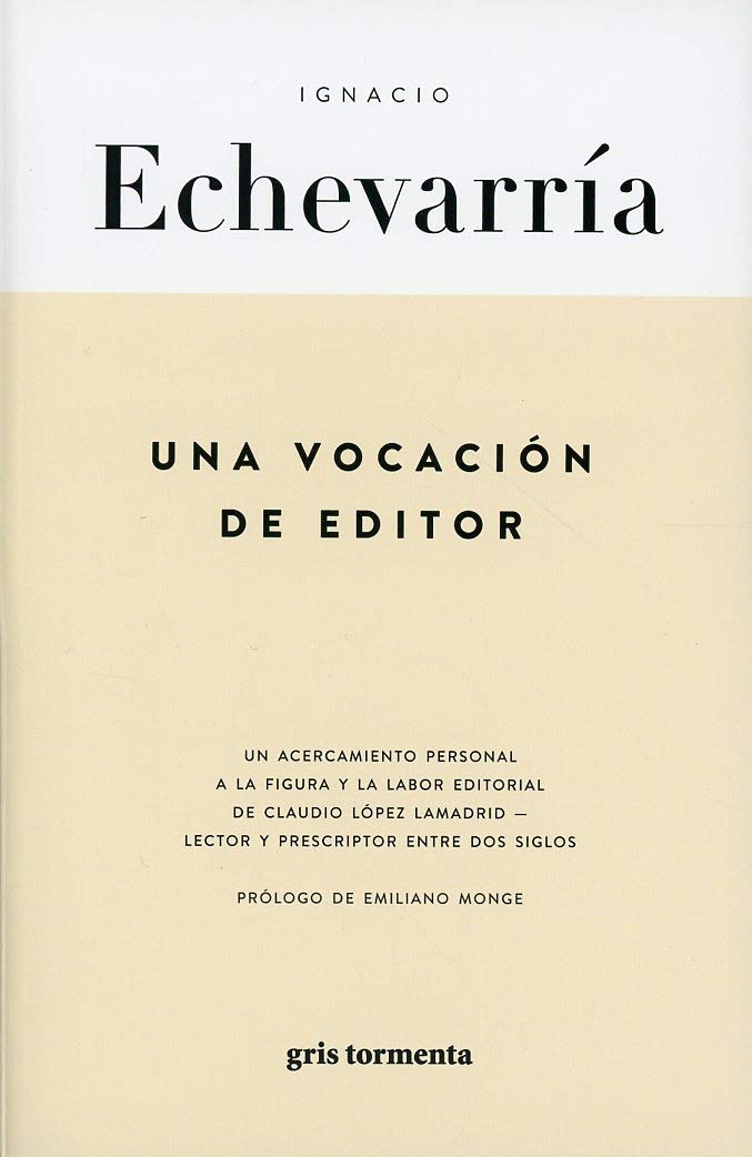 Libro: Una vocacion de editor