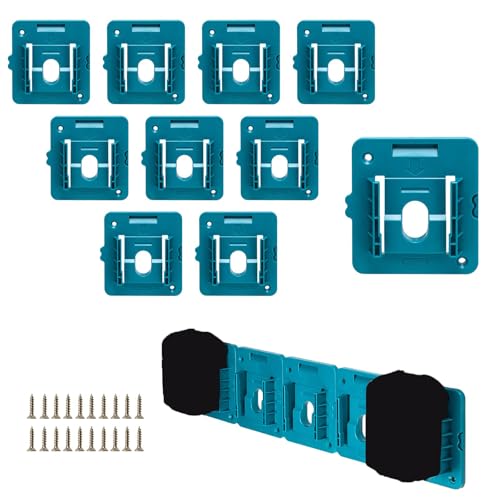 Crivnhar---Paquete-de-10-soportes-de-batería-compatibles-con-Makita-de-18-V,-compatible-con-BL1860,-BL1850,-BL1840-y-BL1830-(con-20-tornillos)