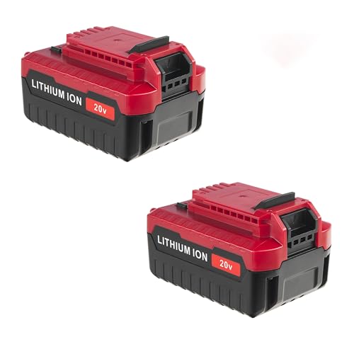 CELL9102---Paquete-de-2-baterías-de-litio-de-20-V-para-herramientas-Porter-Cable.-Batería-de-repuesto-Porter-Cable-de-20-V-máx.,-capacidad-de-salida:-6,0-Ah.
