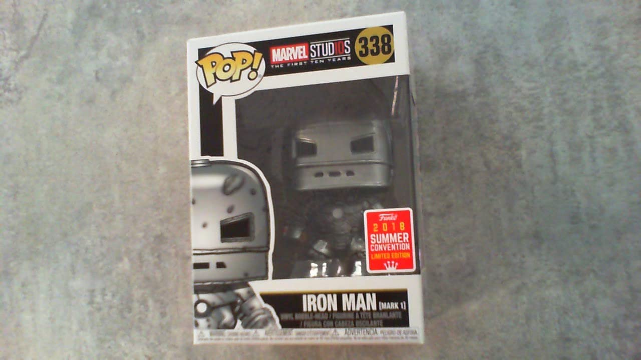 Funko Pop Iron Man Mark I Marvel Studios Summer Exclusivo SDCC