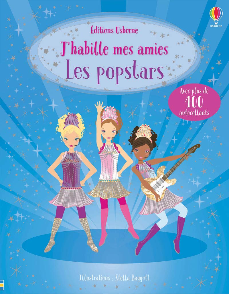 Libro: Les popstars: Avec plus de 400 autocollants