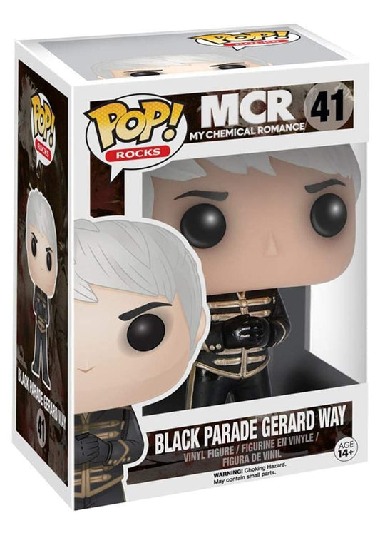 Funko POP Rocks: My Chemical Romance Parade Gerard Way Figura de Acción, Black