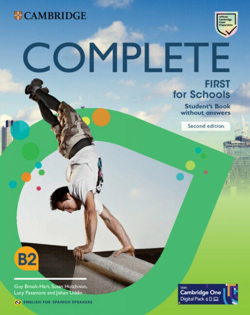 Libro: Complete First for Schools for Spanish Speakers Student`s Book without answers w