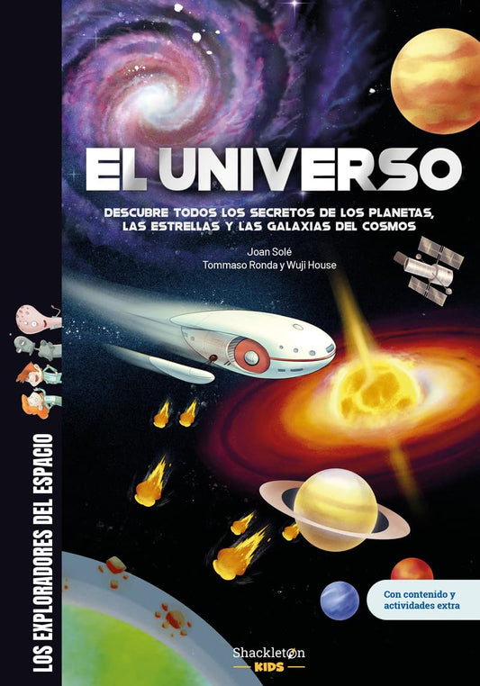 El universo.Libro infantil con juegos y actividades extra | Descubre todos los secretos y muchísimas curiosidades sobre el sistema solar, los planetas y las estrellas