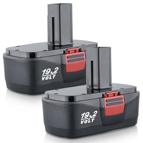 Batería-de-repuesto-PDstation-de-4800-mAh-(2-unidades)-para-Craftsman-de-19,2-V.-Compatible-con-baterías-Craftsman-de-19,2-V:-130279005,-130279003,-130279017,-315.115410,-315.113753-y-315.11485.