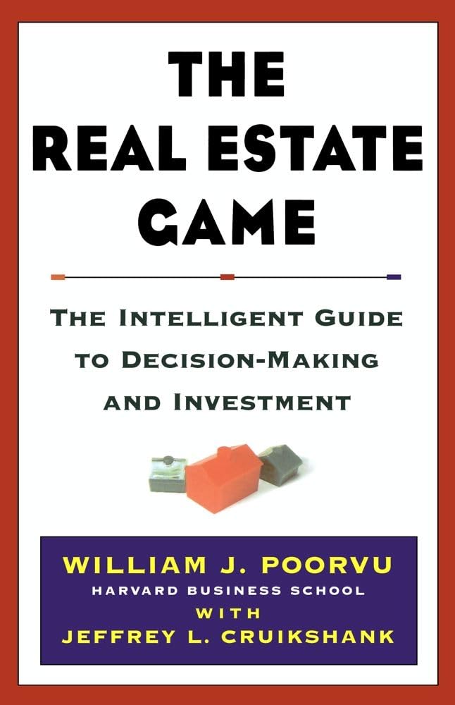 Libro: The Real Estate Game: The Intelligent Guide To Decisionmaking And Investment