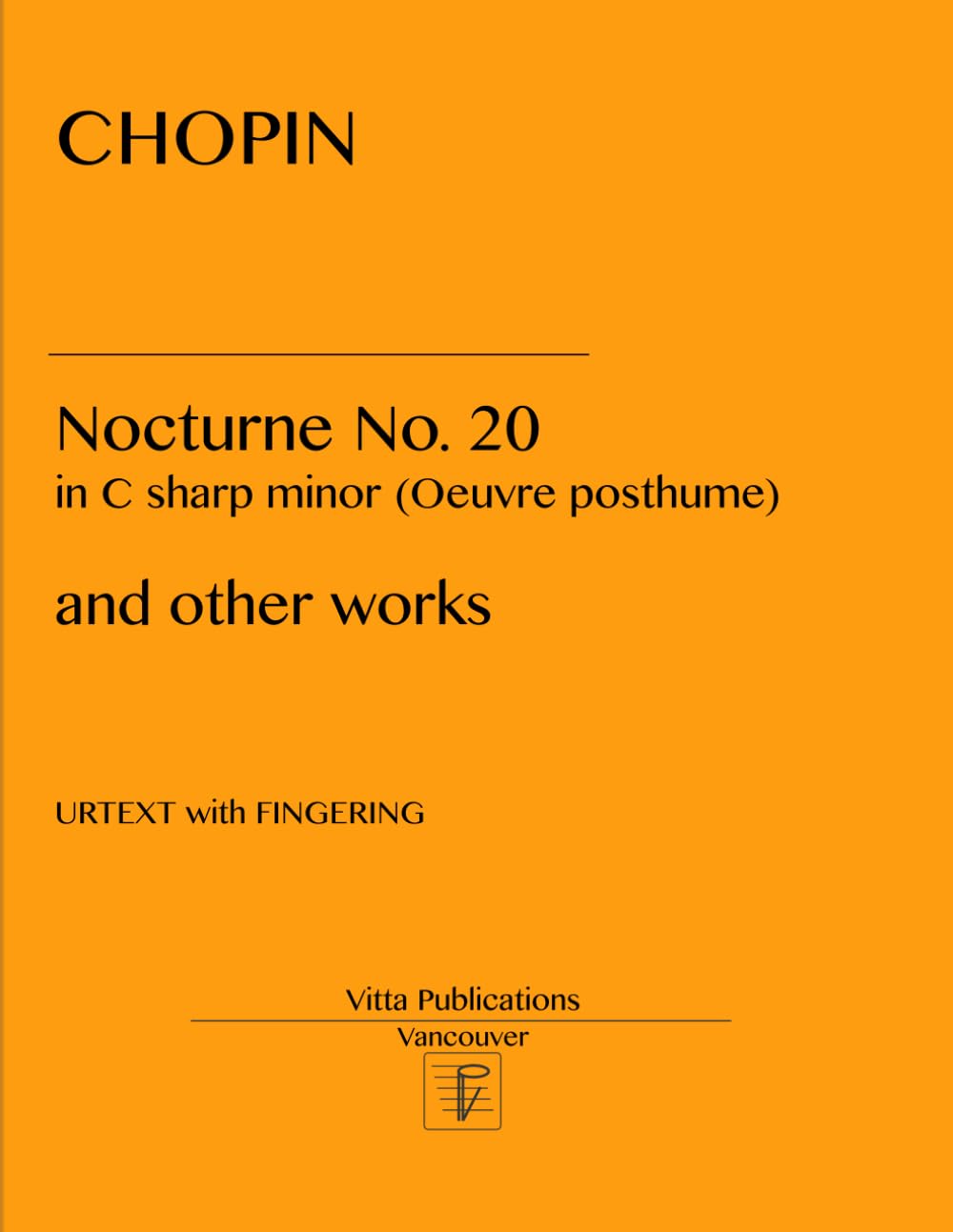 Libro: Chopin Nocturne No. 20 in C sharp minor: and other works