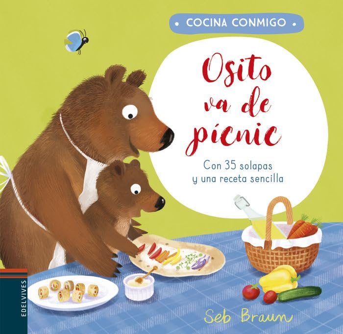Libro: Osito va de pícnic: Con 35 solapas y una receta sencilla (Spanish Edition)