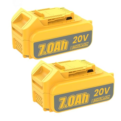 Paquete-de-2-baterías-de-repuesto-JUNWOOD-para-Dewalt-de-20-V,-7,0-Ah-Max-XR-de-iones-de-litio,-compatibles-con-las-series-DCB206,-DCB200,-DCB201,-DCB204,-DCB207-y-DCD/DCF/DCG.