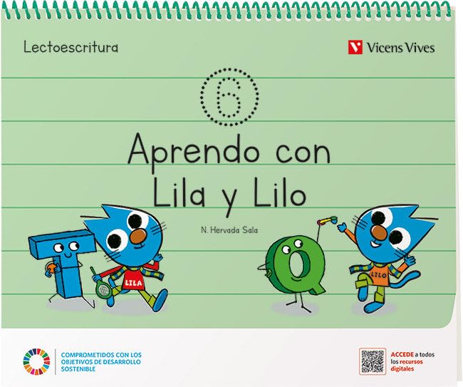 Libro: APRENDO CON LILA Y LILO CUADERNO 6