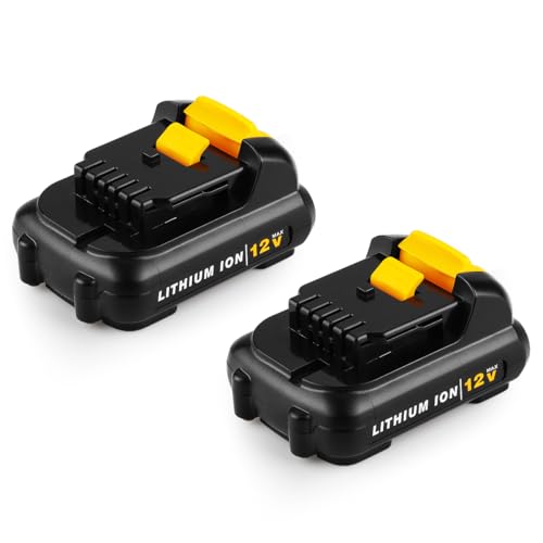 Batería-de-repuesto-SJZNHFTOLO-DCB120-de-12-V-y-4,0-Ah-para-Dewalt-DCB121,-DCB123,-DCB122,-DCB124,-DCB125-y-DCB127.-Compatible-con-todas-las-baterías-de-litio-Dewalt-de-12-V-máx.-(paquete-de-2).