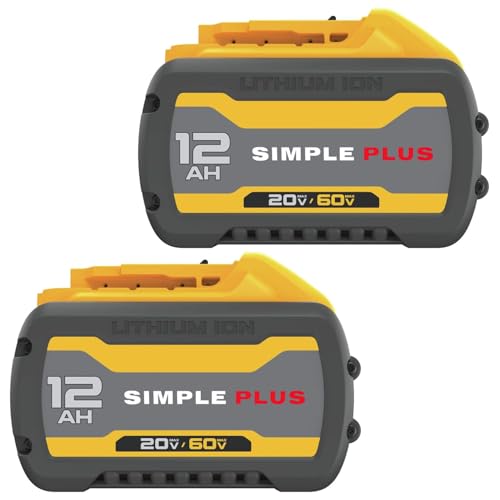 2-paquetes-de-repuesto-para-DeWalt-DCB612-20-V/60-V-MÁX.-12,0-Ah.-Reemplazo-para-batería-DCB606-DCB609.-Compatible-con-herramientas-eléctricas-y-cargadores-de-batería-DeWalt-de-20-V/60-V.