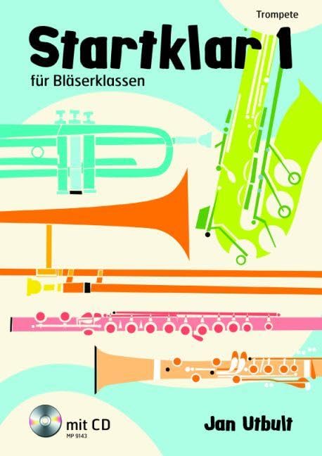Libro: Startklar 1 für Bläserklassen: Trompete. Band 1. Trompete. Ausgabe mit CD.
