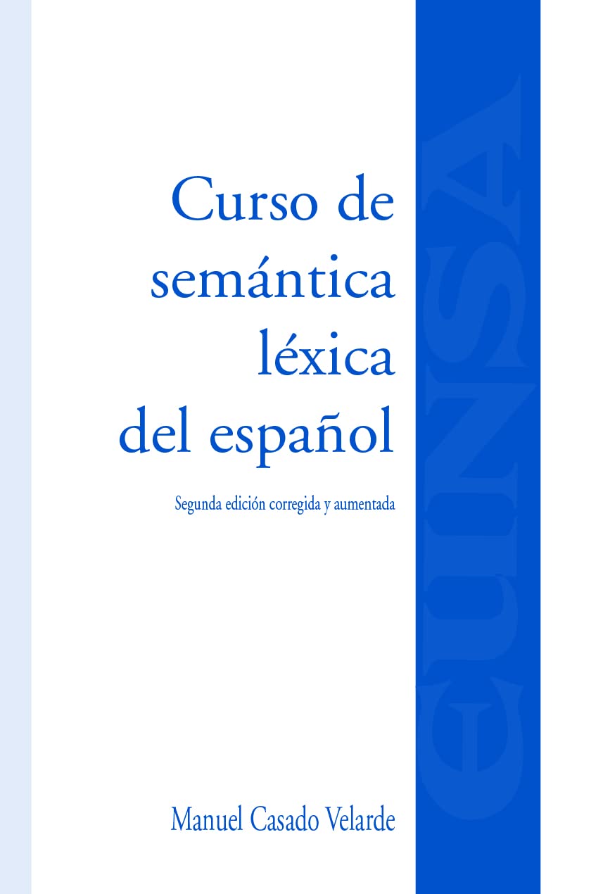 Libro: Curso de semántica léxica del español