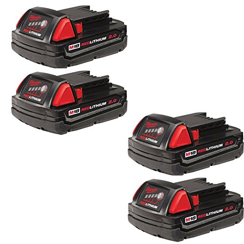 Milwaukee-48-11-1820-REDLITHIUM-M18-2.0---Batería-compacta-(paquete-de-4)